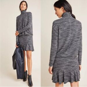 Anthropologie Greta Mock-Neck Dress